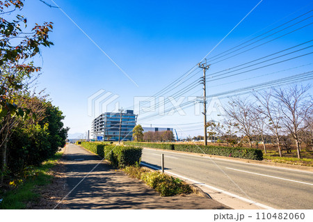 動き出す「1兆円工場」熊本工場建設地 『TSMC』(JASM)台湾積体電路製造 日本(冬)熊本県菊陽 動き出す「1兆円工場」熊本工場建設地 『TSMC』(JASM)台湾積体電路製造 日本(冬)熊本県菊陽 110482060