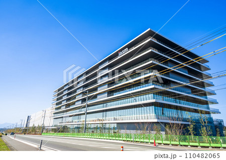 動き出す「1兆円工場」熊本工場建設地 『TSMC』(JASM)台湾積体電路製造 日本(冬)熊本県菊陽 動き出す「1兆円工場」熊本工場建設地 『TSMC』(JASM)台湾積体電路製造 日本(冬)熊本県菊陽 110482065