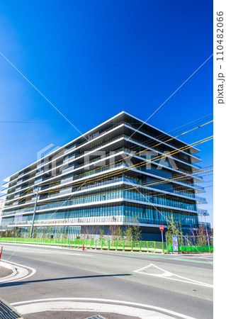 動き出す「1兆円工場」熊本工場建設地 『TSMC』（JASM）台湾積体電路製造 日本(冬)熊本県菊陽 110482066