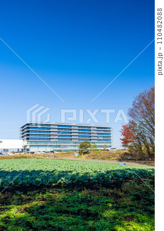 動き出す「1兆円工場」熊本工場建設地 『TSMC』（JASM）台湾積体電路製造 日本(冬)熊本県菊陽 110482088