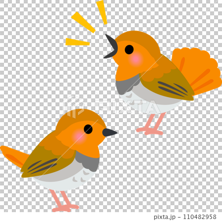唱歌知更鳥的變形插圖 110482958