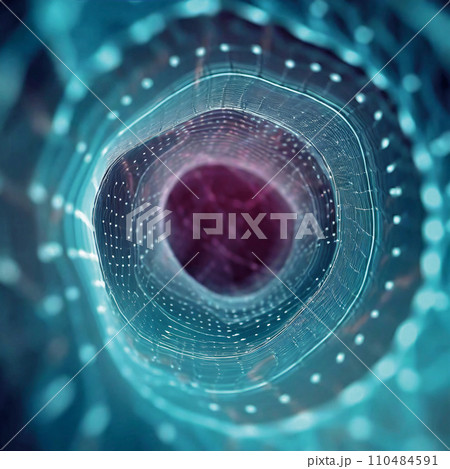 サイバー攻撃イメージ「AI生成画像」 110484591