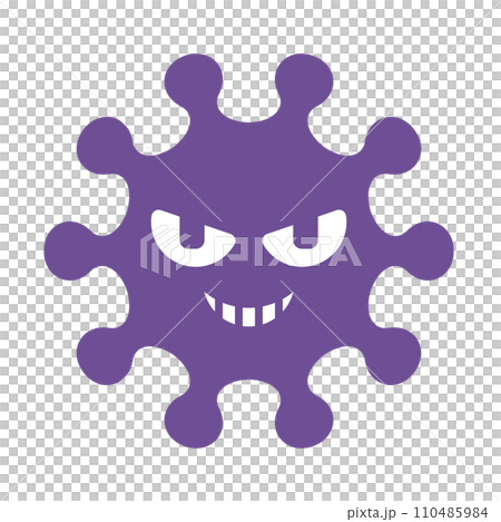 シンプルなウイルスの素材(単体) シンプルなウイルスの素材(単体) 110485984