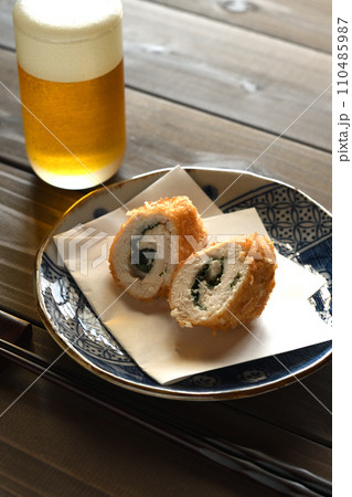 鶏ささみの大葉巻きフライ 110485987