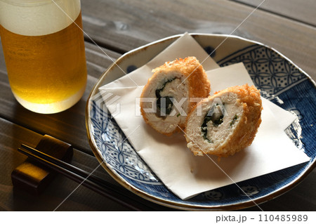 鶏ささみの大葉巻きフライ 110485989