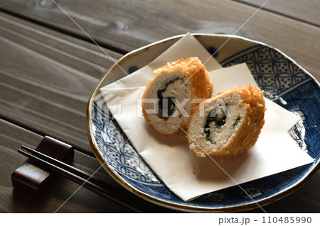 鶏ささみの大葉巻きフライ 110485990