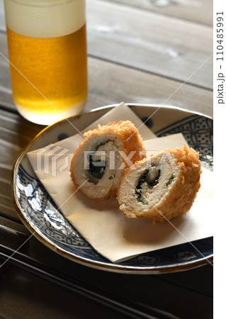 鶏ささみの大葉巻きフライ 鶏ささみの大葉巻きフライ 110485991