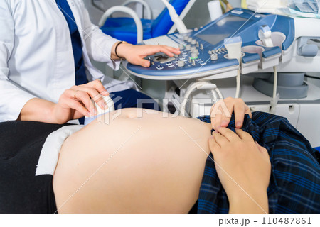 Pregnant women close-up Pregnant women close-up 110487861