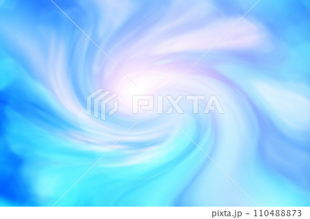 青色系背景素材、クリーンエネルギー、青色の光、環境にやさしい色、透き通る光、地球にやさしい色、  110488873