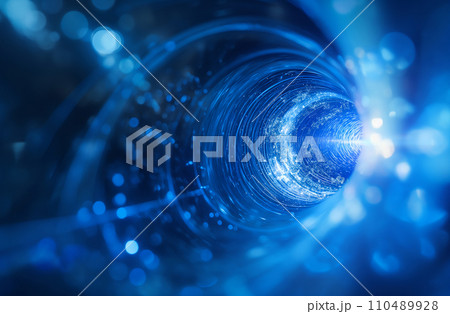サイバー空間の抽象的な背景 110489928