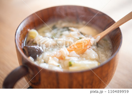 カニカマ雑炊 110489959