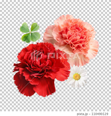 Mother's Day carnation arrangement (AI generated image) 110490129