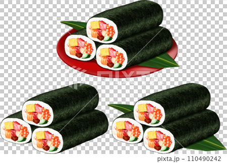 Setsubun Ehomaki 3 layers 3 pattern set Setsubun Ehomaki 3 layers 3 pattern set 110490242