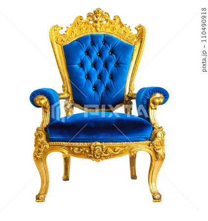 王様が座る豪華な玉座（AI生成画像）のイラスト素材 [110490918] - PIXTA