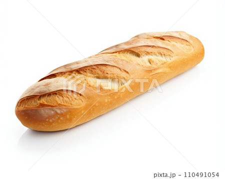 Classic French Loaf Displayed Pristine. Generative ai Classic French Loaf Displayed Pristine. Generative ai 110491054