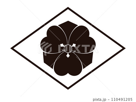 菱に剣片喰 110491205