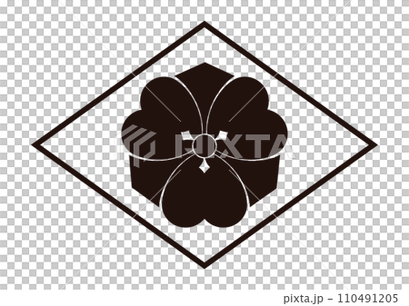 菱に剣片喰 110491205