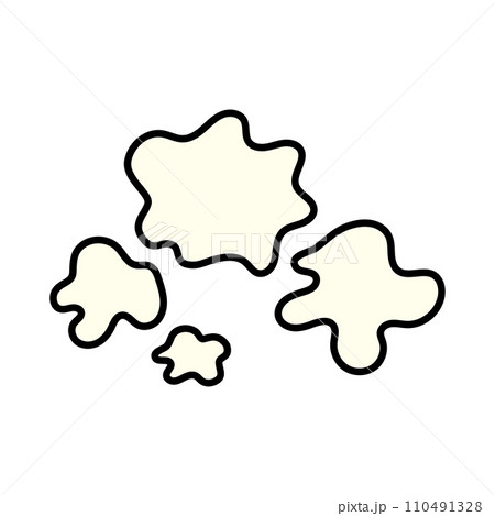 漫符。魂が抜ける時のアイコン。 漫符。魂が抜ける時のアイコン。 110491328