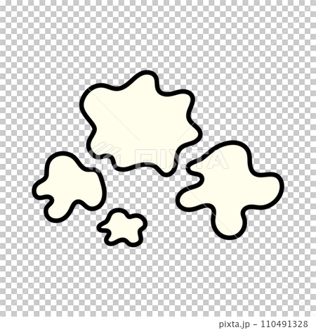 漫符。魂が抜ける時のアイコン。 漫符。魂が抜ける時のアイコン。 110491328