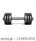 Dumbell isolated on white background 110491455