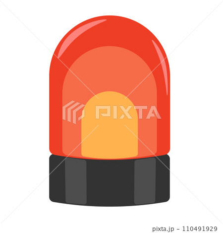 パトカーのランプ パトカーのランプ 110491929