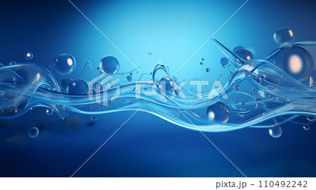 AI-generated content. Biotechnology background 110492242