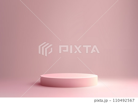 Valentine's Day Pink Podium Mockup, Showcase Your Product in Style Valentine's Day Pink Podium Mockup, Showcase Your Product in Style 110492567