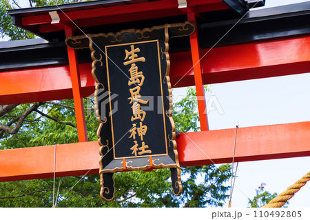 長野県上田市の春 日本の真ん中 新緑の生島足島神社 長野県上田市の春 日本の真ん中 新緑の生島足島神社 110492805