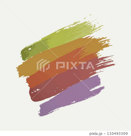 Colourful Set of grunge banners.Grunge backgrounds.Abstract vector templates 110493309