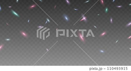 Golden Light Confetti Background Vector Illustration carnival and party background 110493915