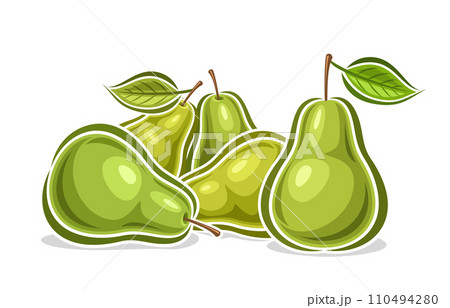 Vector logo for Green Pears 110494280