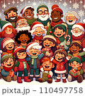 家族　クリスマス 110497758