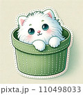 プランターと猫 110498033
