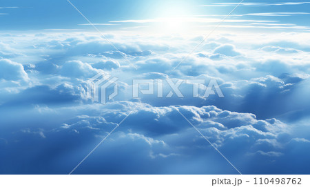 雲海　背景素材 110498762