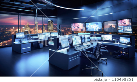 テレビ番組のスタジオ 110498851