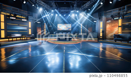 テレビ番組のスタジオ テレビ番組のスタジオ 110498855