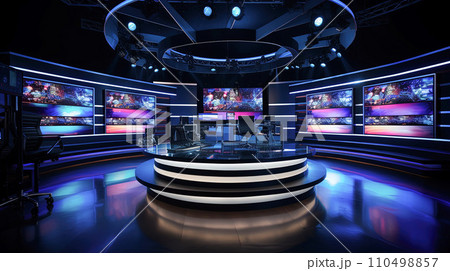 テレビ番組のスタジオ 110498857