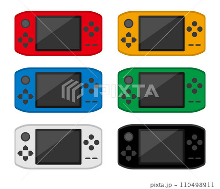 6色の携帯ゲーム機セット 6色の携帯ゲーム機セット 110498911
