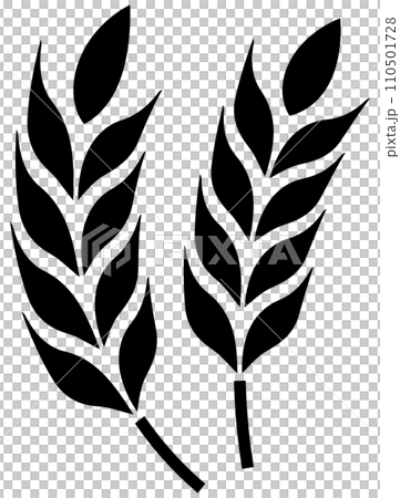Wheat icon black Wheat icon black 110501728