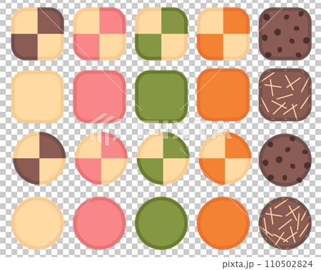 クッキーのイラストセット 110502824