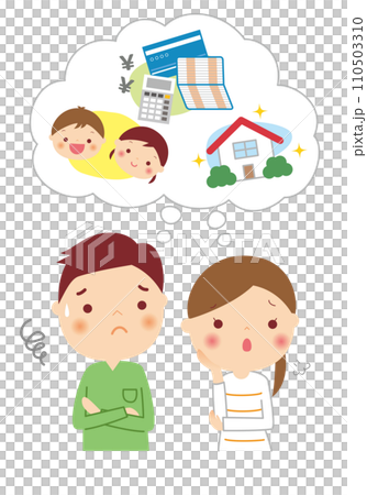 一對年輕夫婦擔心自己的未來 110503310