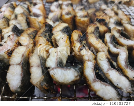 Korean food. Charcoal grilled eel 110503727