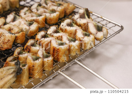 Korean food. Charcoal grilled eel Korean food. Charcoal grilled eel 110504215