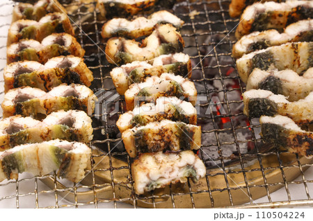 Korean food. Charcoal grilled eel 110504224