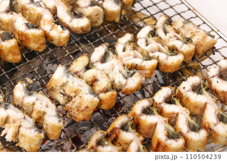 Korean food. Charcoal grilled eel 110504239