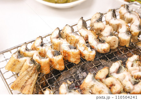 Korean food. Charcoal grilled eel 110504241