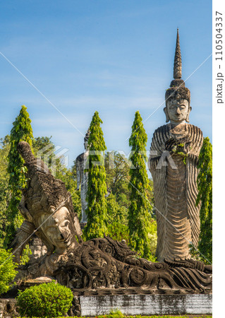 Sala Keoku or Sala Kaew Ku or Wat Khaek Sculpture Park Nong Khai, Thailand 110504337