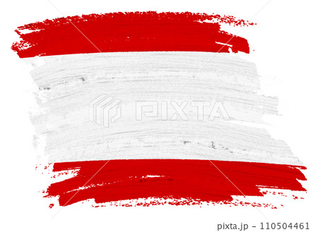 Tahiti flag paint splash brushstroke 3d illustration Tahiti flag paint splash brushstroke 3d illustration 110504461