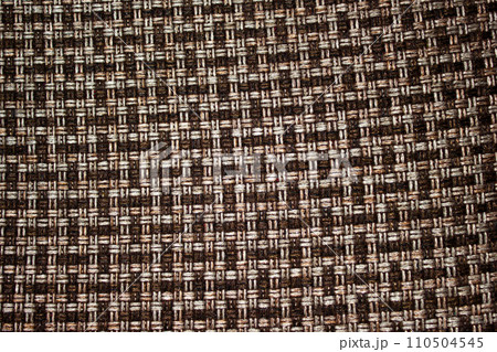 Texture of fabric with oblique stripes - natural material 110504545