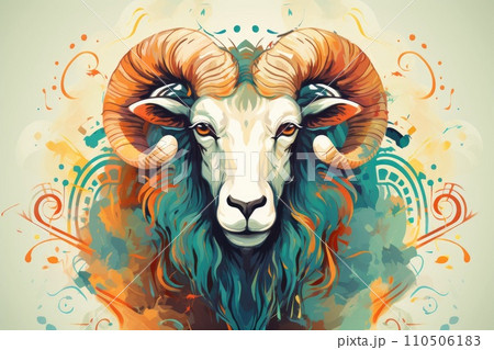 Sheep background for Eid aldha mubarak design 110506183